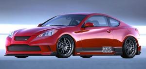 Hyundai Genesis Coupe by HKS 2008 года